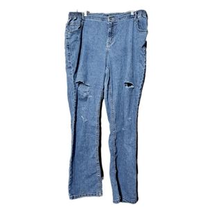 🪴2 For $20🪴 Essentials Distressed Slim Bootcut Jeans